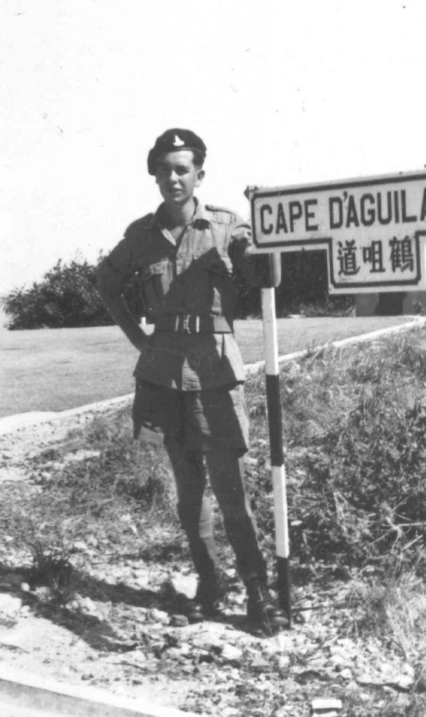 Gunner Flann at the conclusion of his National Service, Hong Kong