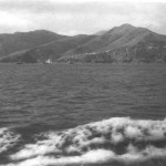 My first view of Hong Kong and the New Territories as HMT Devonshire neared the coast on Sunday February 25 1950.