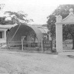 Able (Observation) Troop Office was through the gateway and in the building to left. The huts were of course unfinished, being constructed, and we moved before they were complete. In the hot weather they probably would be very uncomfortable to live in. In those conditions there is a lot to be said for a tent.