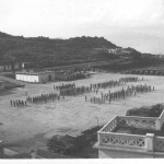 Forming the Guard of Honor to the front is X Troop, then from right BHQ Troop, A Troop, C Troop, M/L Troop (attached to the Battery) and the REME contingent. To the rear is 173 Locating Battery. This picture makes clear what a small number we were. This photograph was taken by Ian Styles from barrack room, for some reason he was not on parade.